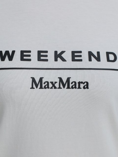 Белая футболка WEEKEND MAX MARA: фото 4 - Invogue