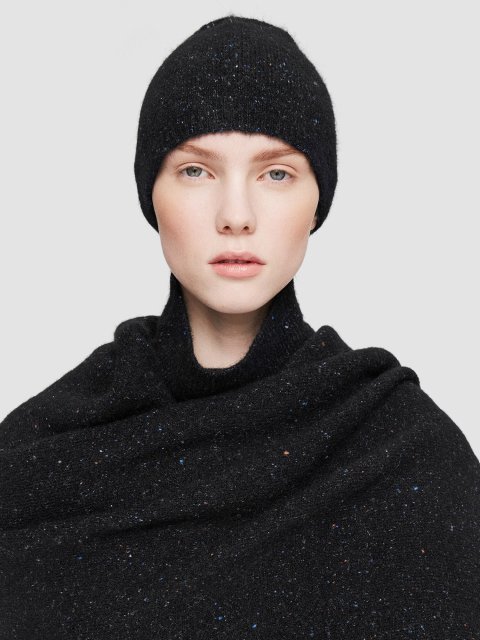 Чорна шапка Joseph з твіду: фото 1 - Invogue