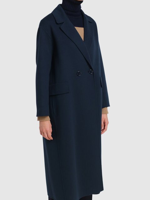 Серое пальто MAX MARA: фото 3 - Invogue