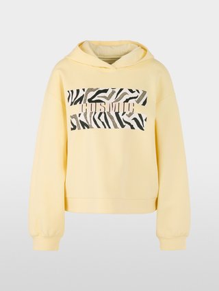 Желтое худи Marc Cain из органического хлопка: фото - Invogue