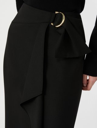 Чёрная юбка Max Mara из шерсти: фото 4 - Invogue