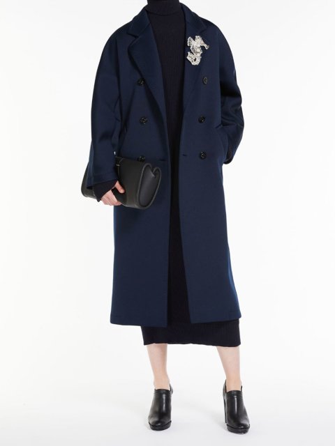 Синє пальто MAX MARA двобортне: фото 4 - Invogue