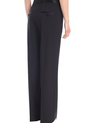 Чёрные брюки HELMUT LANG: фото 6 - Invogue