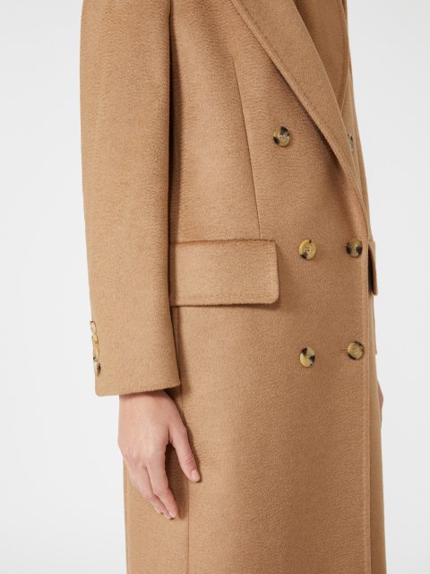 Темно-бежеве пальто MAX MARA з вовни: фото 5 - Invogue