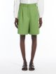 Зелені бермуди Weekend Max Mara з бавовни та льону: фото 2 - Invogue