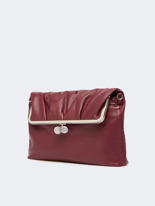 Бордова сумка Pasticcino Weekend Max Mara зі шкіри: фото 2 - Invogue
