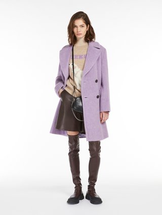 Темно-коричневые бермуды WEEKEND MAX MARA из кожи наппа: фото 3 - Invogue