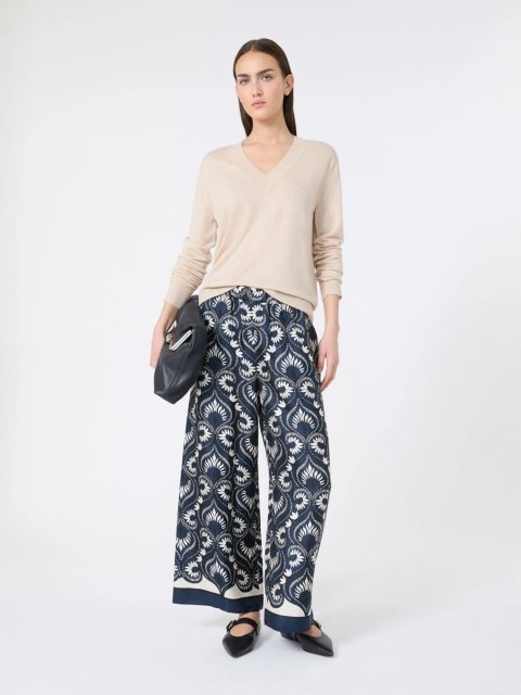 Бежевый свитер Weekend Max Mara из шерсти и кашемира: фото 1 - Invogue