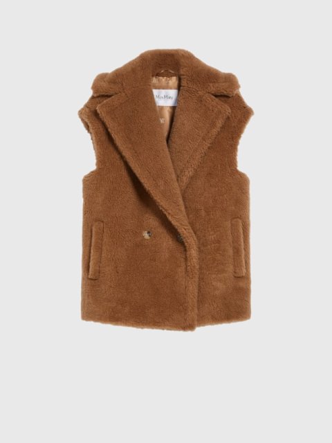 Карамельний жилет Teddy Max Mara з бленду верблюжої вовни та шовку: фото - Invogue