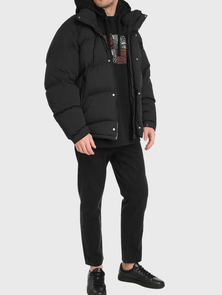 Чёрная куртка KENZO: фото 1 - Invogue
