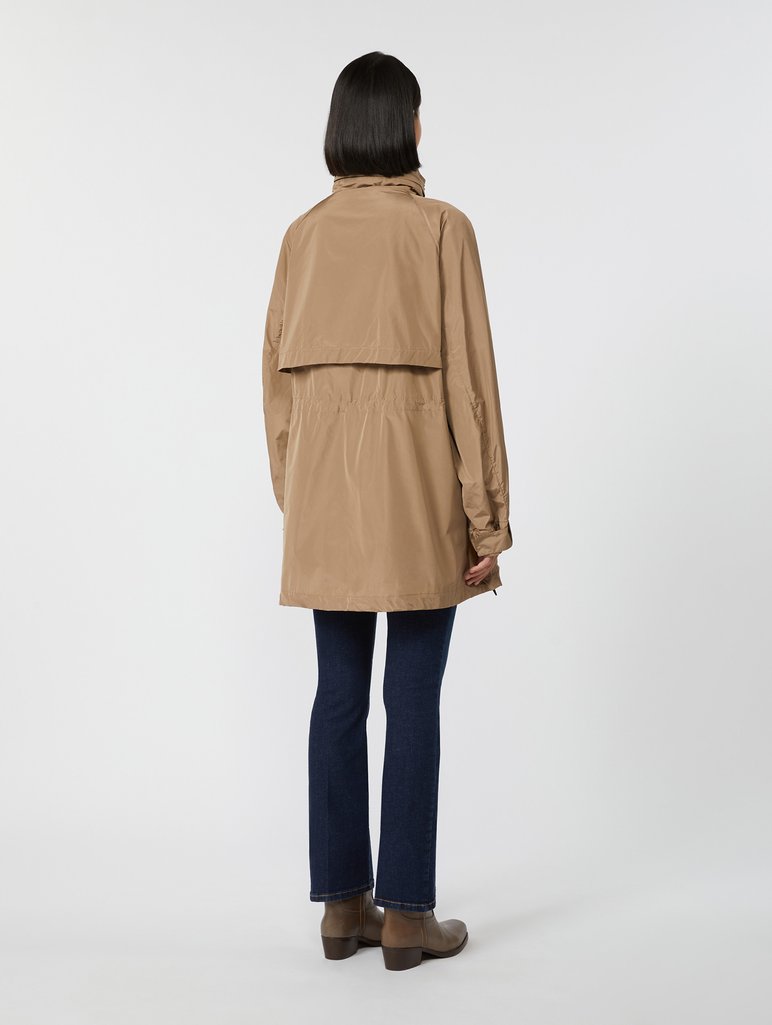 Світло-коричнева вітрова WEEKEND MAX MARA з тафти: фото 3 - Invogue