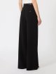 Черные брюки MAX MARA широкого кроя: фото 3 - Invogue