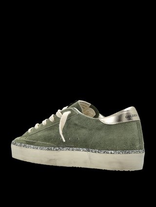 Фисташковые кеды GOLDEN GOOSE из замши: фото 4 - Invogue