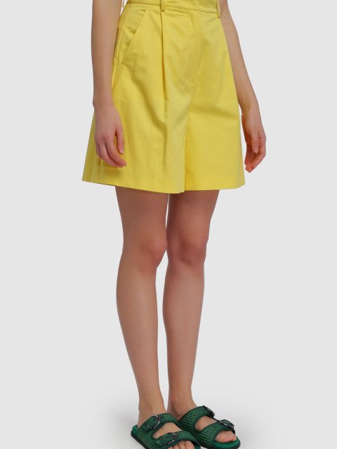 Жёлтые шорты WEEKEND MAX MARA: фото 3 - Invogue