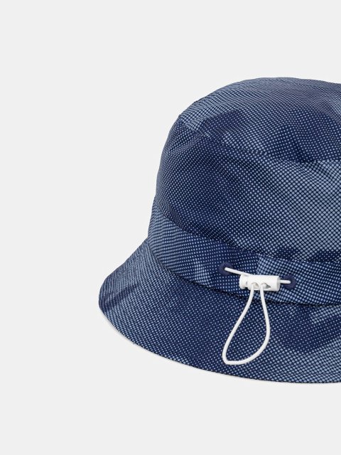Синя панама Emporio Armani з принтом із поліаміду: фото 1 - Invogue