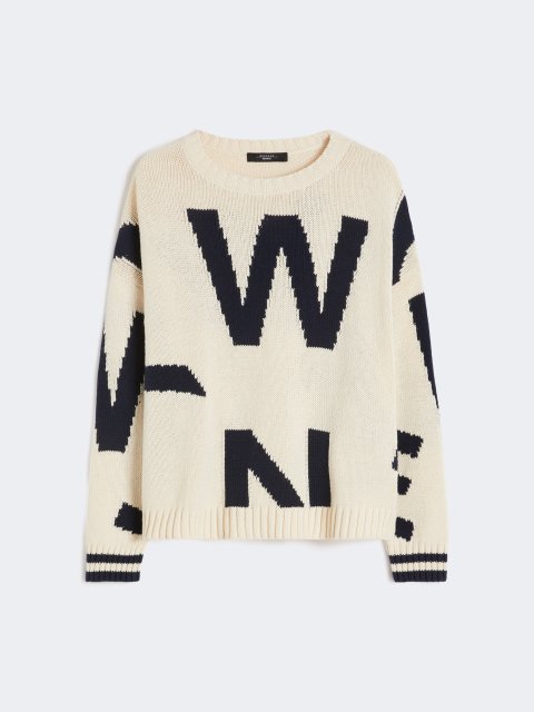 Светр WEEKEND MAX MARA з принтом: фото - Invogue