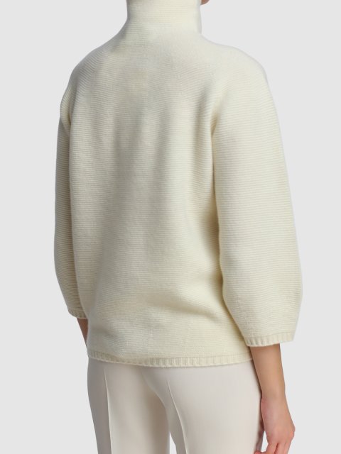 Белый свитер MAX MARA: фото 4 - Invogue