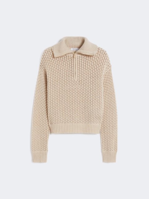 Бежевий светр MAX MARA з суміші вовни та кашеміру: фото - Invogue