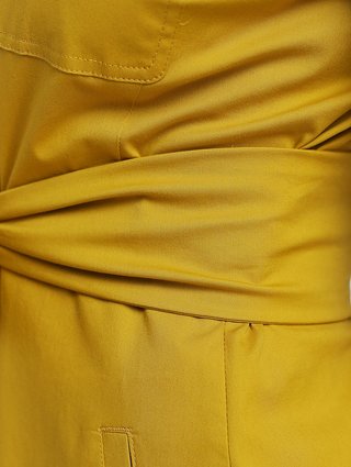 Жёлтое платье MAX MARA: фото 3 - Invogue