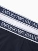Комплект з білих і синіх боксерів Emporio Armani: фото 1 - Invogue