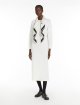 Біла сукня Max Mara з вовняної пряжі: фото 4 - Invogue