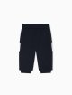 Біло-сині кофта, штани EMPORIO ARMANI KIDS з бавовни: фото 2 - Invogue