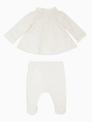 Розовый комплект Emporio Armani из кофточки и брюк: фото 1 - Invogue