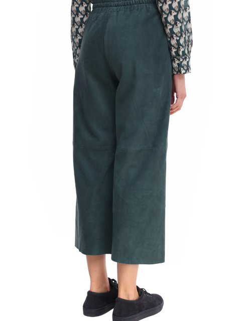 Зелёные брюки WEEKEND MAX MARA: фото 4 - Invogue