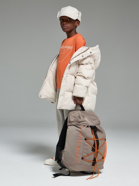 Кремова куртка EMPORIO ARMANI KIDS : фото 1 - Invogue