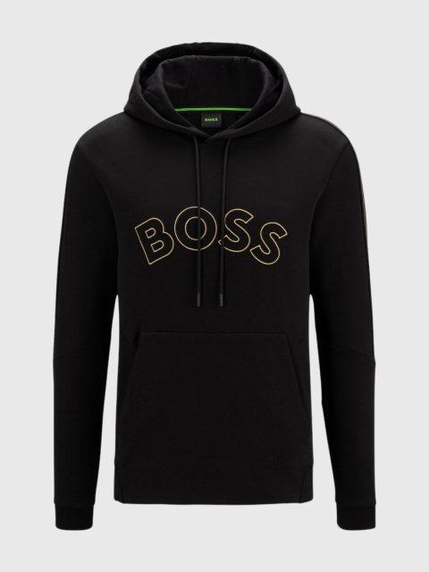 Черное худи BOSS: фото - Invogue