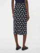 Темно-синя спідниця WEEKEND MAX MARA з віскози: фото 3 - Invogue