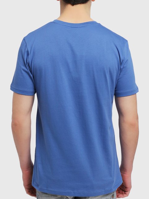 Синяя футболка BOSS: фото 4 - Invogue