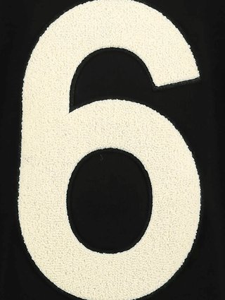 Чорна футболка MM6 MAISON MARGIELA KIDS : фото 1 - Invogue