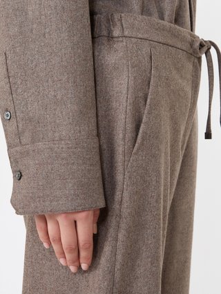 Сірі штани Max Mara з вовни: фото 4 - Invogue