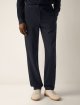 Тёмно-синие штаны Zegna из хлопка и шерсти: фото 2 - Invogue