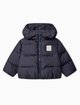 Темно-синяя куртка Emporio Armani из полиэстера: фото - Invogue