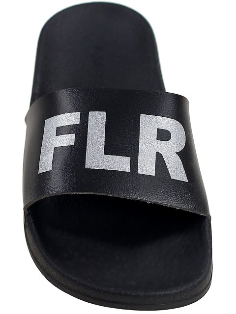 Чёрные шлепанцы FLORENS: фото 3 - Invogue