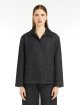 Темно-синій жакет Max Mara з бавовни та льону: фото 2 - Invogue