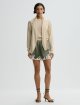 Зелені шорти By Malene Birger з ацетату та поліестеру: фото 1 - Invogue