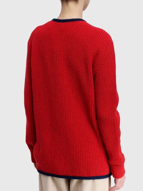 Червоний кардиган JEJIA : фото 3 - Invogue