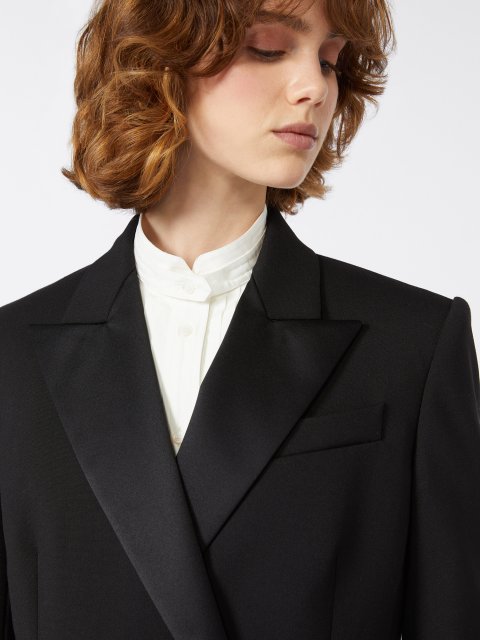 Чорний жакет WEEKEND MAX MARA з вовни: фото 5 - Invogue