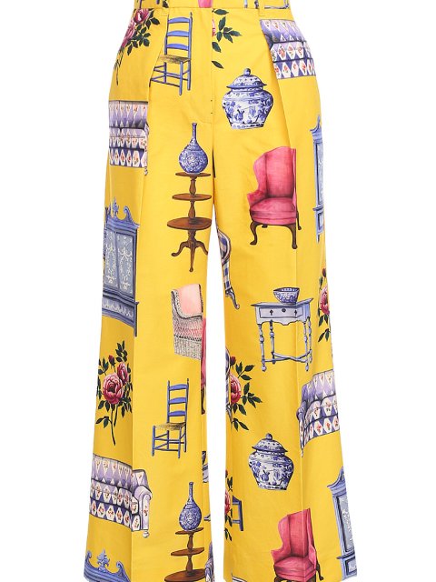 Жёлтые брюки WEEKEND MAX MARA: фото 2 - Invogue