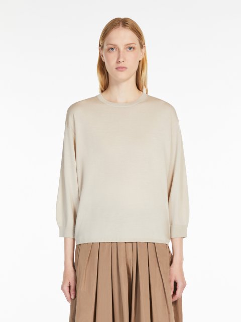 Ванільний светр Max Mara легкий: фото 2 - Invogue