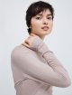 Бежевий лонгслів Max&Co асиметричний: фото 3 - Invogue