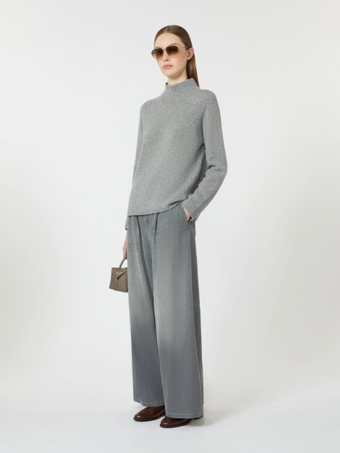 Сірий светр MAX MARA з вовни та кашеміру: фото 1 - Invogue