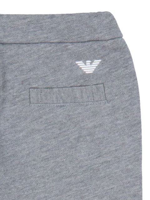 Cірі штани EMPORIO ARMANI KIDS з модалу та бавовни: фото 2 - Invogue