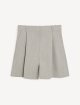 Серые шорты By Malene Birger прямого кроя: фото - Invogue