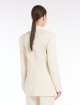 Бежевий жакет Max Mara з льону: фото 3 - Invogue