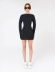 Чорна сукня SPORTMAX з каді: фото 1 - Invogue
