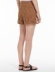 Коричневі шорти Max Mara з вишивкою: фото 2 - Invogue